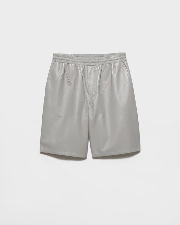 Bermudas en cuir