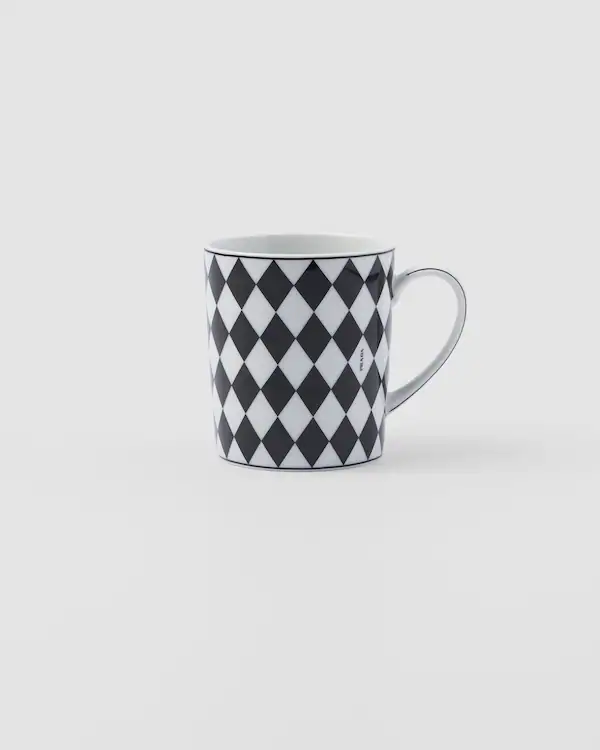 Tasse en porcelaine - Échiquier