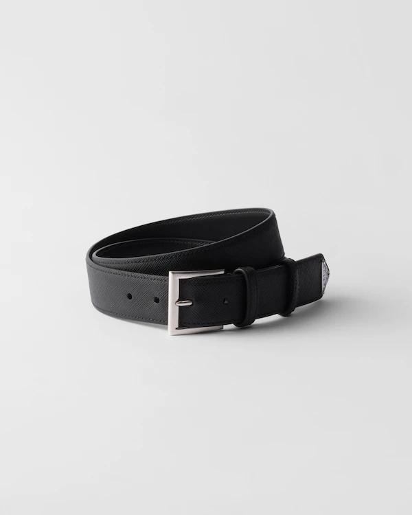 Ceinture en cuir Saffiano
