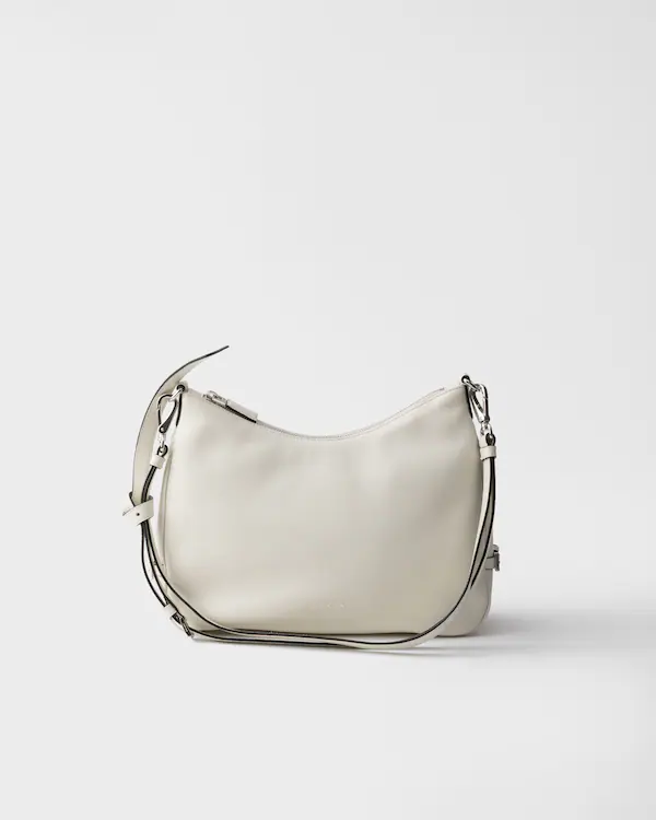 Sac en cuir Prada Fold moyen