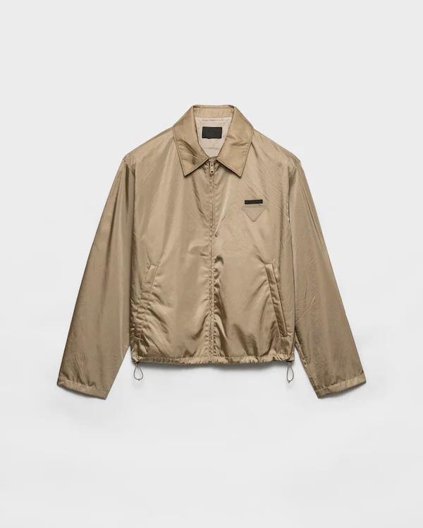 Veste blouson à fermeture éclair en Re-Nylon