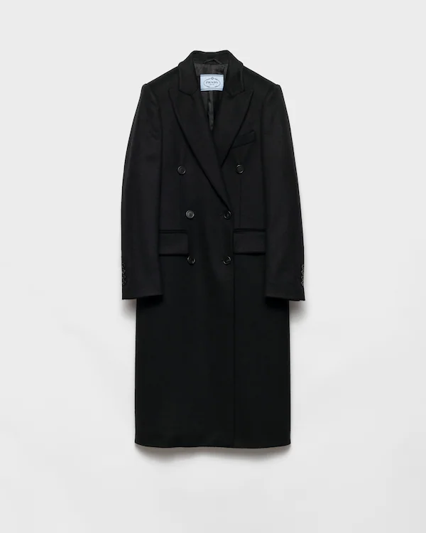 Manteau en cachemire à double boutonnage