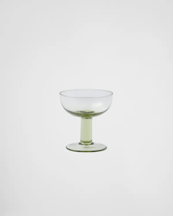 Jeux de deux verres à champagne en cristal - Plinth