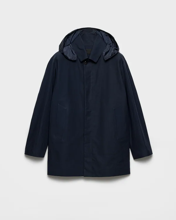 Manteau en coton à capuche