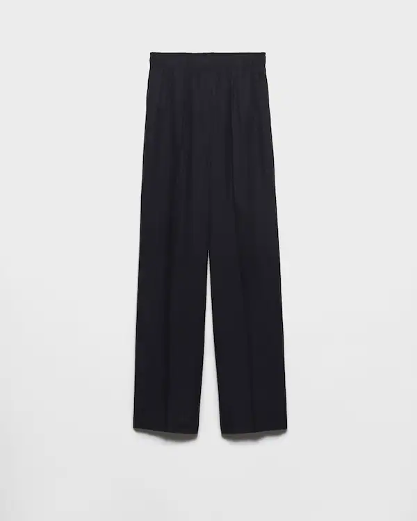 Pantalon en soie lavée