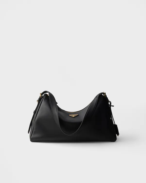 Sac à main en cuir Prada Aimée large