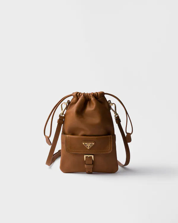 Porte-documents en cuir Nappa