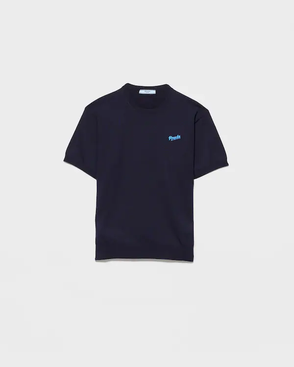 Pull col rond en soie
