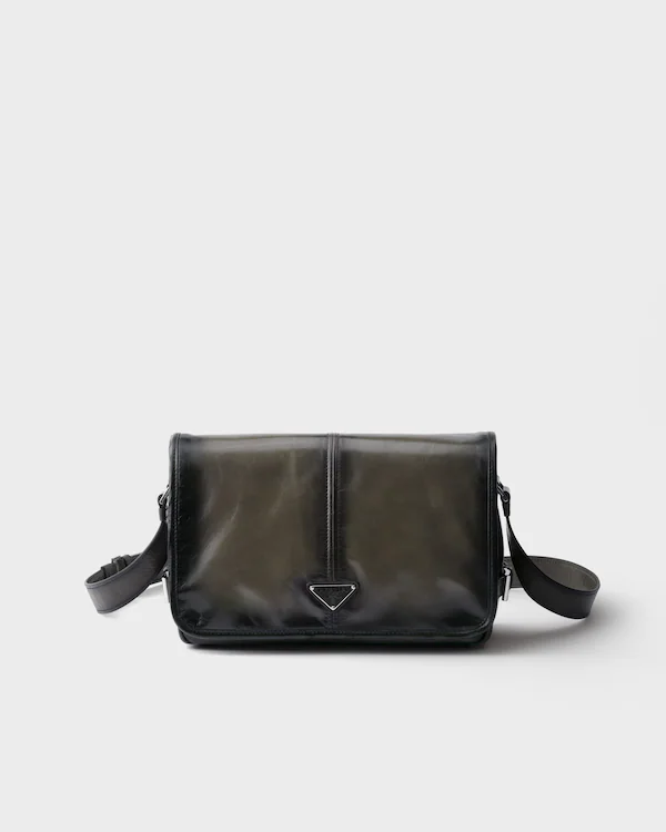 Sac à bandoulière en cuir vieilli