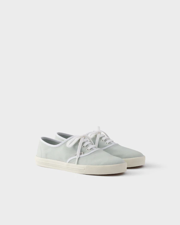 Chaussures basses à lacets en tissu imprimé