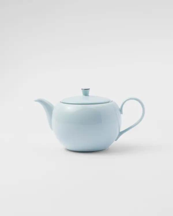 Theière en porcelaine - Vert céladon