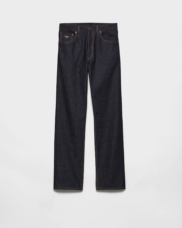 Jeans en denim brut régulier