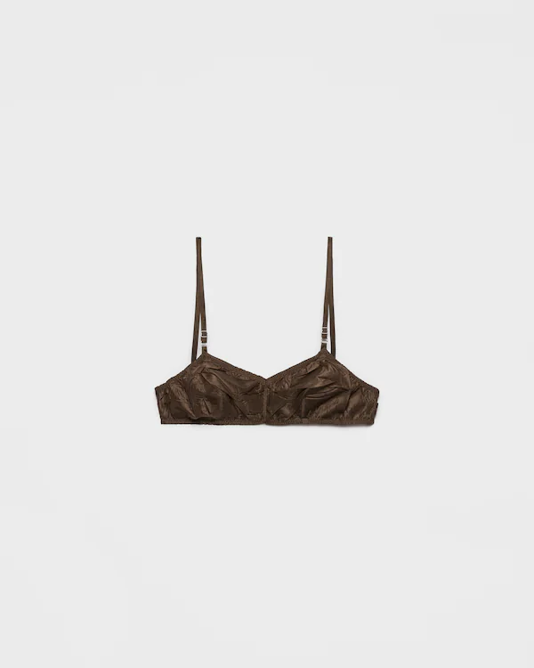Soutien-gorge en taffetas