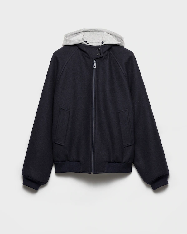 Veste en tissu et polaire coton