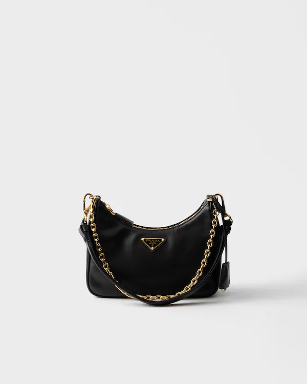 Sac en cuir Prada Re-Edition mini