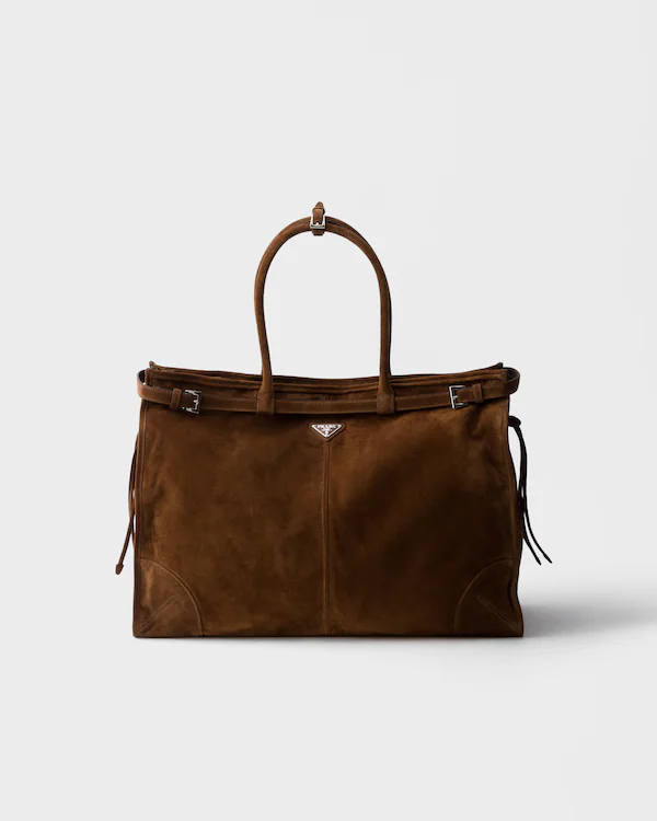Sac à main en daim Prada Bonnie