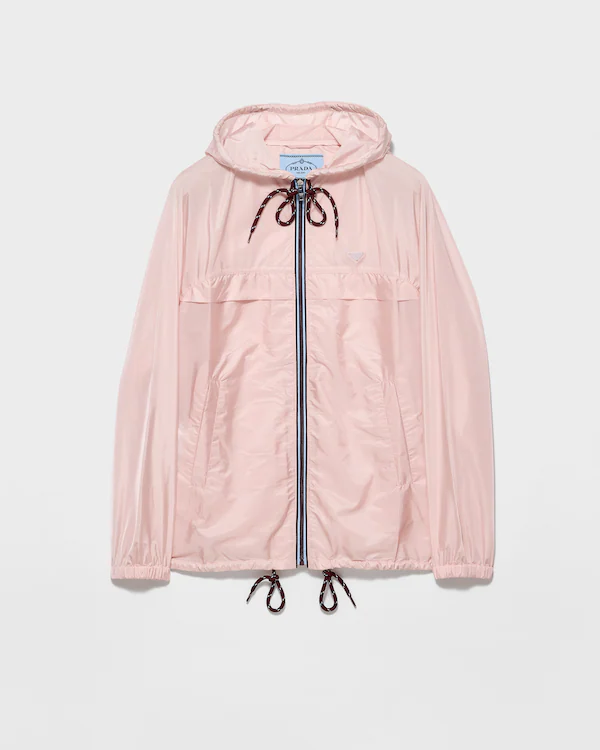 Manteau de pluie à capuche en Re-Nylon léger