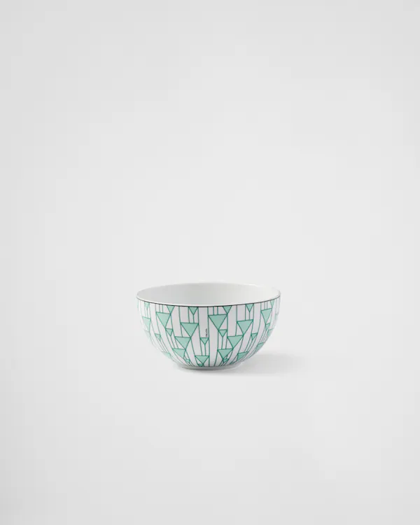 Jeux de deux bols à soupe en porcelaine - Vert Vienne