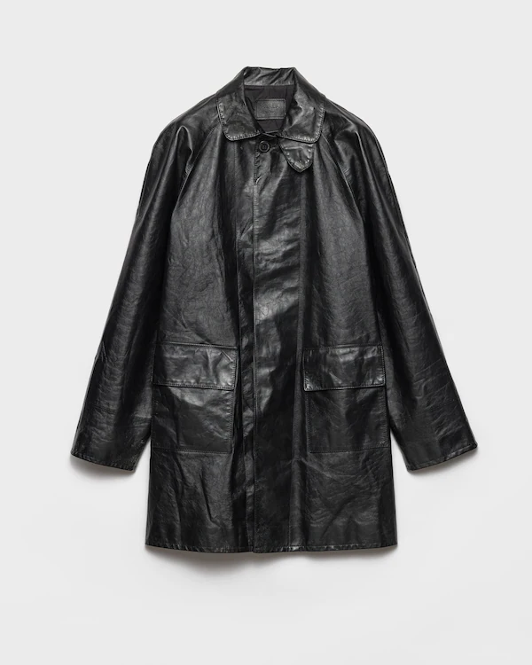 Manteau en cuir
