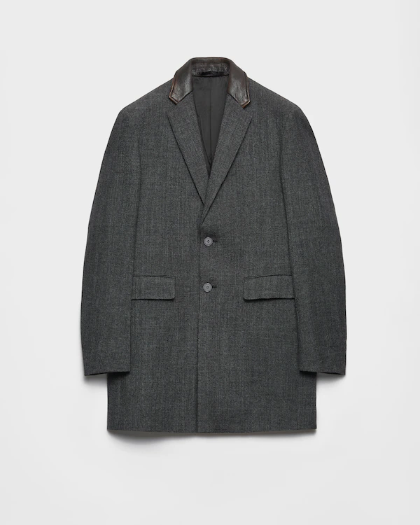 Manteau en laine à double boutonnage
