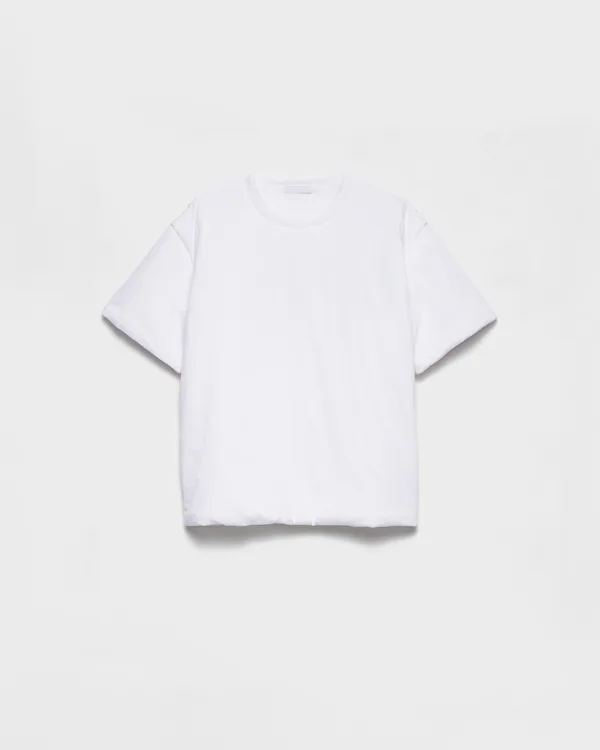 T-shirt en coton rembourré