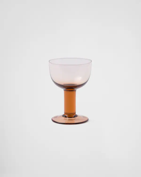 Jeux de deux verres à vin en cristal rouge - Plinth