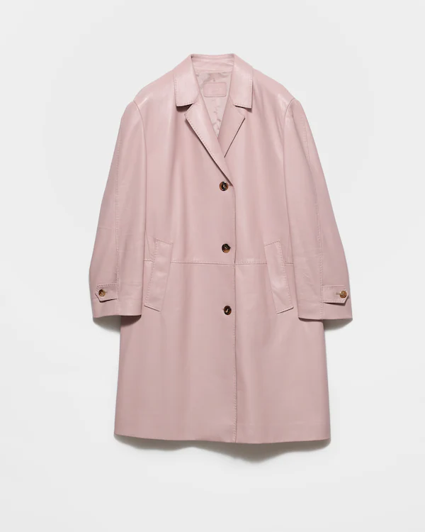 Manteau en cuir Nappa