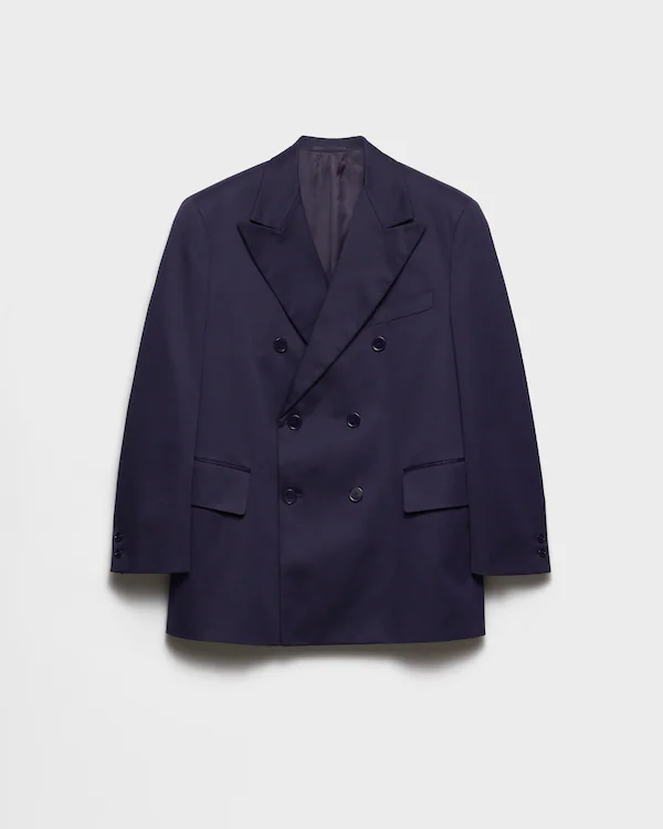 Veste en coton à double boutonnage