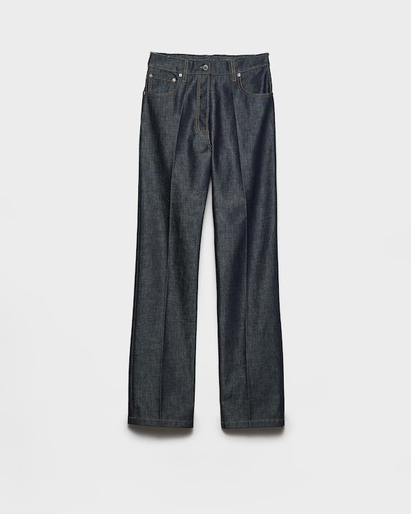 Jean en denim à cinq poches