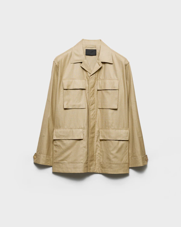 Veste safari en soie