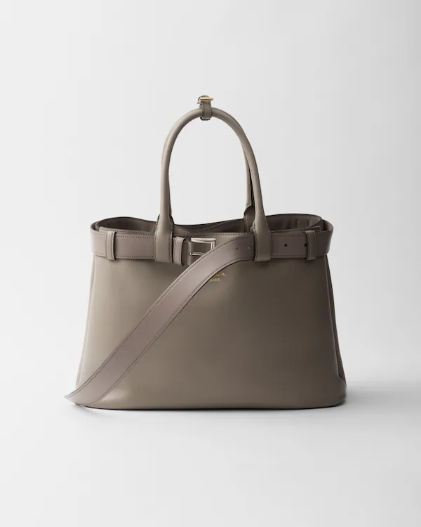 Sac à main en cuir Prada à boucle et ceinture