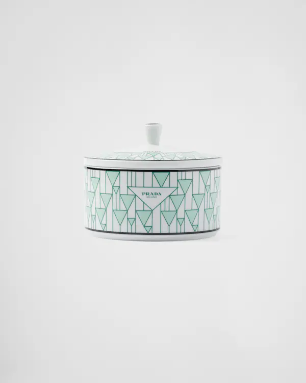 Boîte en porcelaine - Vert Vienne