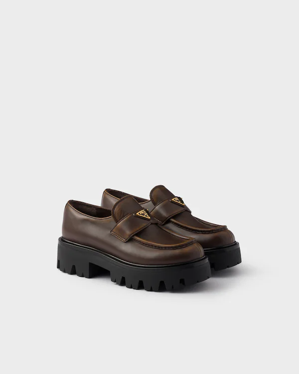 Mocassins en cuir