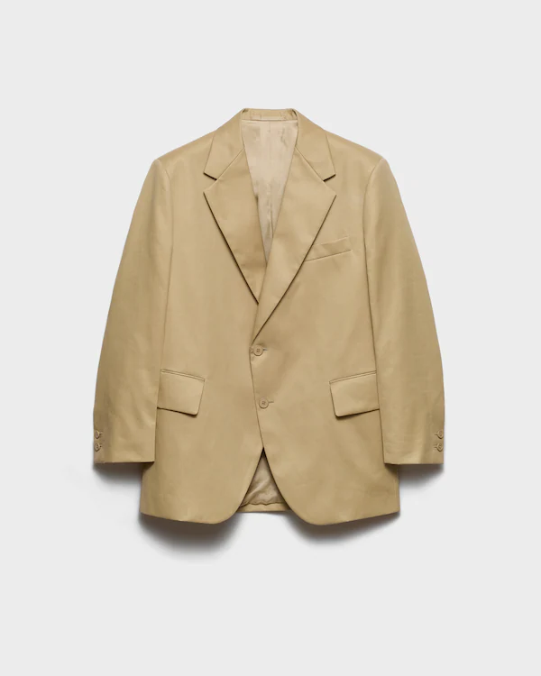 Veste en coton à boutonnage simple