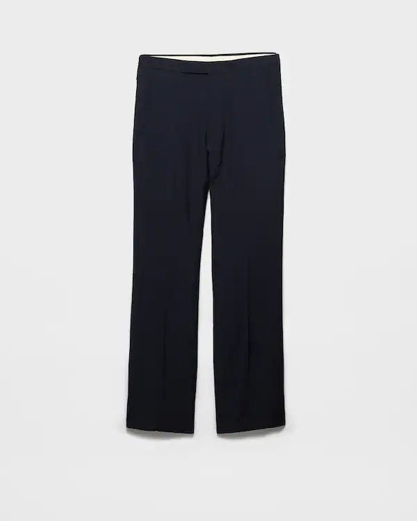 Pantalon en laine et mohair
