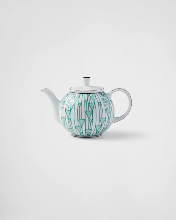 Théière en porcelaine - Vert Vienne