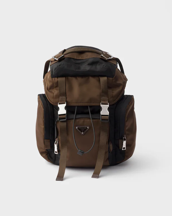 Sac à dos en Re-Nylon et cuir