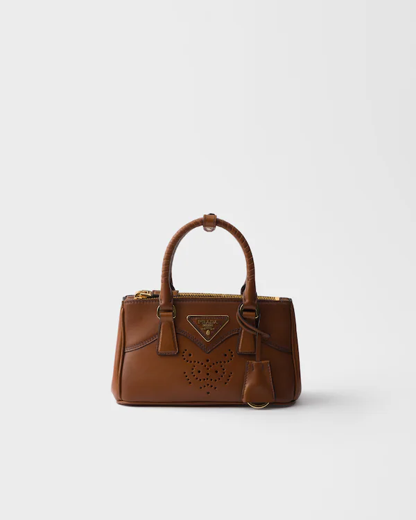 Sac en cuir Prada Galleria mini