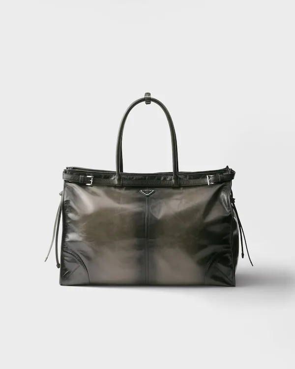 Sac à main en cuir antiqué Prada Bonnie