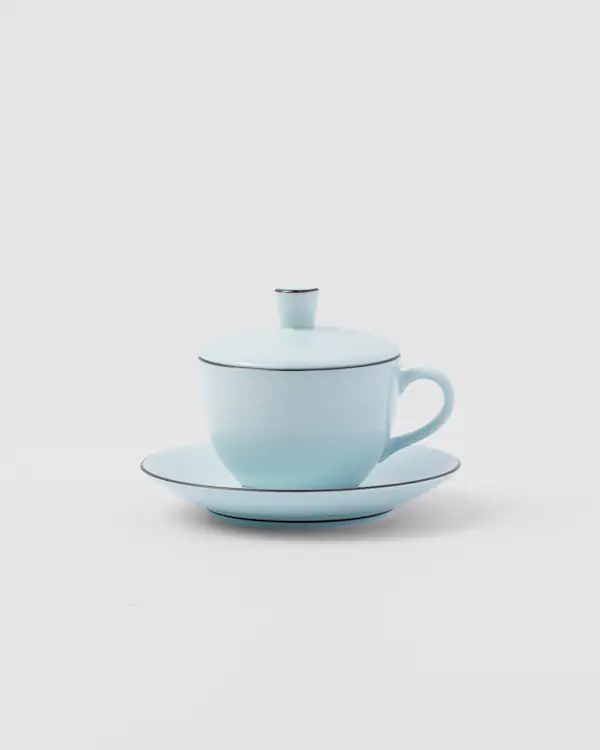 Tasse à thé en porcelaine - Vert céladon
