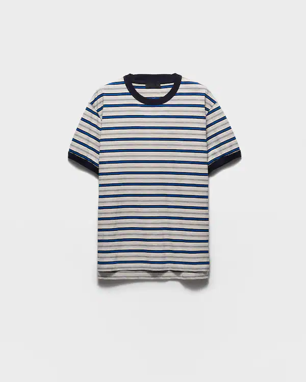 T-shirt en coton à rayures