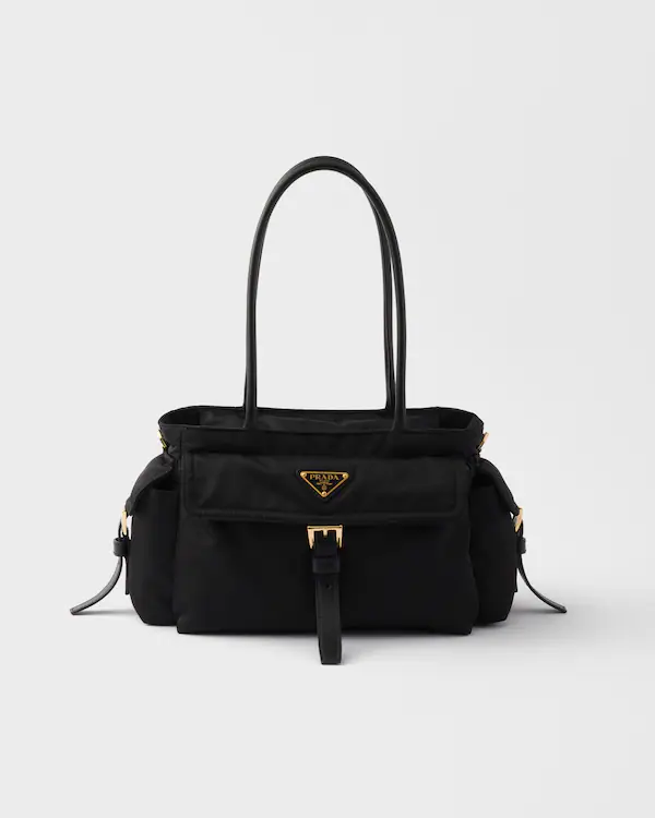 Sac à main Prada Explore en Re-Nylon et cuir