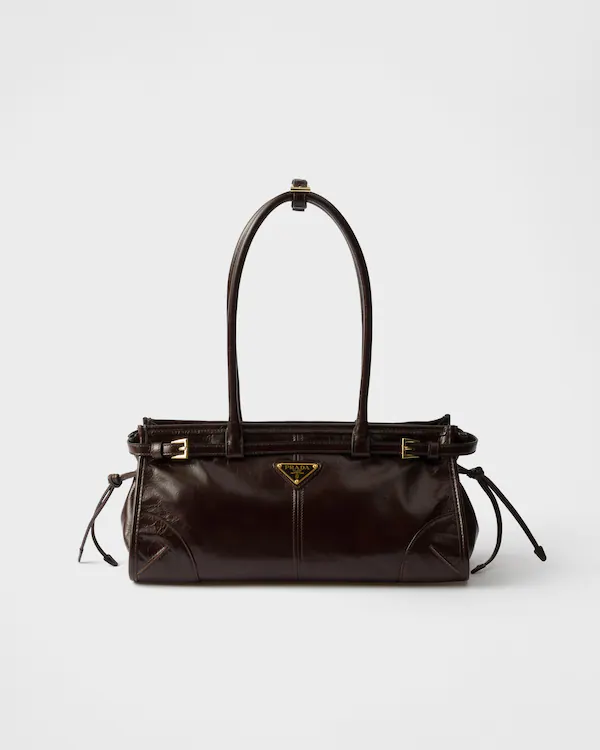 Sac à main en cuir Prada Bonnie moyen