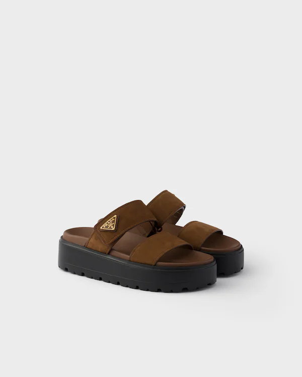Tongs en nubuck
