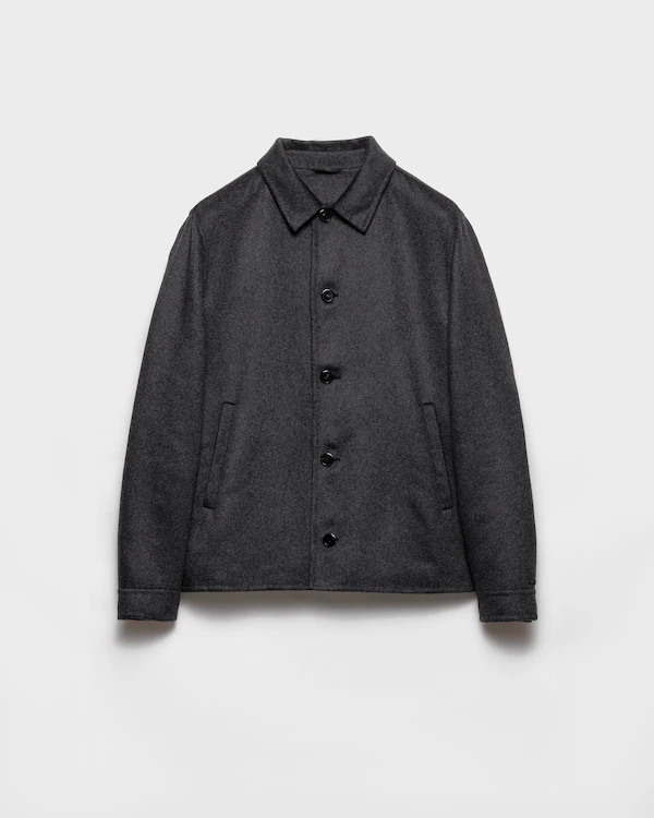 Veste blouson en cachemire