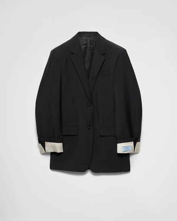 Veste en cachemire de chevreau à boutonnage simple