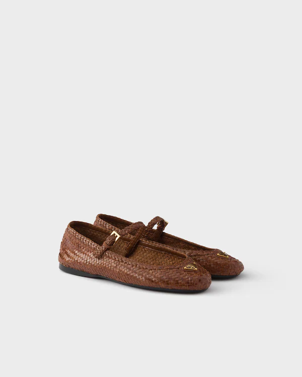 Ballerines en cuir