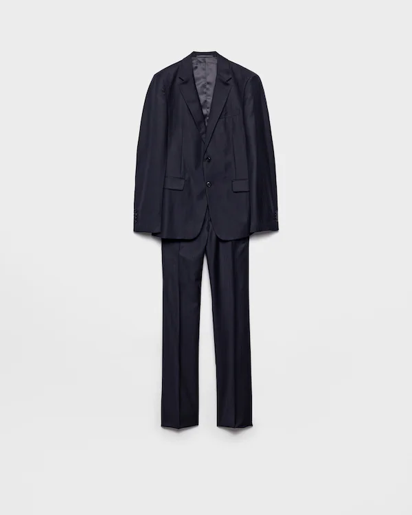 Costume à un bouton en cachemire et laine