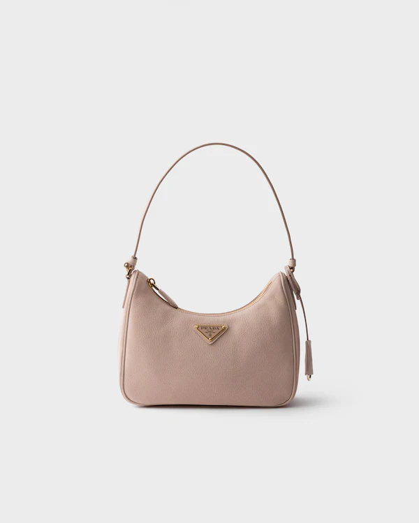 Sac à main mini en cuir nubuck et cuir Saffiano Prada Re-Edition 2005