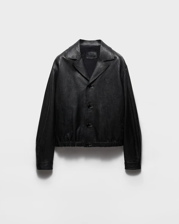 Veste en cuir Nappa